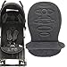 DELUXE STROLLER PUSHCHACHAIR BUGGY LINER - BLACK TO FIT MACLAREN, OBABY, ZETA VOOOM, TIPPITOES, HAUCK, CHICCO, GRACO MAMAS AND PAPAS