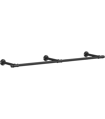 Hoppa! Kledingroede voor aan de wand, kapstok in industrieel design