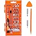 Price comparison product image Zacro 62 in 1 Precision Screwdriver Set with 56 Bits Magnetic Driver Kits, Electronics Repair Tool Kit for iPhone 7, iPhone 7 Plus, PC, Laptop, Macbook, Ipad, Tablet, Mobile Phone, PDA, Glasses, Watch, Cameras, Electronic Toys and Other Appliances