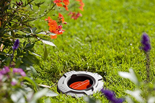 Gardena 2724-20 Regulier- und Absperrdose, mit versenkbarem Kugeldeckel, Schmutzsieb entnehmbar, Breiter Rand, manuelle Regulierung (3/4“ Außengewinde, Reddot Design Award 2010) - 2