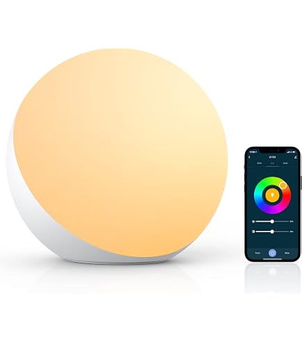 Luce a sfera a LED luci notturne ricaricabili multicolori lampada d'atmosfera dimmerabile impermeabile con telecomando per decorazioni natalizie in giardino di casa  39