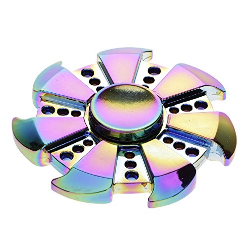 Preisvergleich Produktbild Hand Spinner, Fidget Spielzeug Spinner Toy Finger Hand,Aluminium Legierung-Kugellager-- Hochgeschwindigkeit 3~5 Minute Spins --Hochwertiges Beständiges Metall-- Stresslöser Stress reduzierer Angstzustand ADD ADHS Konzentration Faulenzen Zeitvertreib