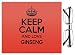 Produktbild Rot Keep Calm und Love Ginseng Objektiv Reinigungstuch Farbe 2515