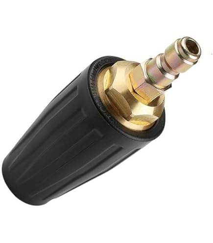 Turbo-Drehdüse Für Hochdruckreiniger - Metall/Kunststoff Düse Mit 1/4" Schnellanschluss Für Terrasse & Auto