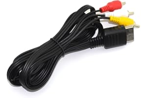 Link-e : Cable de Remplacement AV RCA Audio Video Compatible avec la Console SEGA Dreamcast