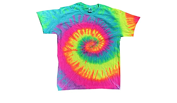 Maglietta a Spirale Multicolore con Colori Minty Rainbow - Multicolore - S  : Amazon.it: Moda
