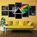 Produktbild Wandkunst Poster Modulare Leinwand Hd Drucke Gemälde 5 Stücke Pink Floyd Rock Musik Bilder Wohnkultur Für Wohnzimmer kein rahmen S: 8X12-2P 8X16-2P 8X20-1P