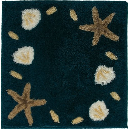 Preisvergleich Produktbild SANWOOD 8051617 Nachtmeer Badteppich, Polyacryl, 60 x 60 cm