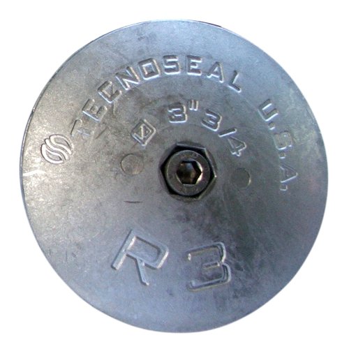 Preisvergleich Produktbild Tecnoseal R3MG Rudder Anode - Magnesium - 3-3 / 4" Diameter