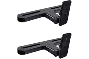 KALLAK Kopfstützenbefestigungsgeräte für Auto, verstellbare Halterung für DVD-Player mit Doppelbildschirm für Kopfstütze, 2 Montagehalterungen für DVD-Player mit doppeltem Bildschirm