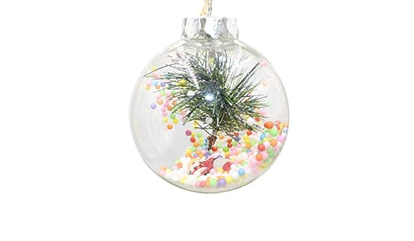001 A 6cm 1 Pc Boule De Décoration De Noël Pendentif