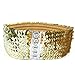Produktbild TOOGOO(R) Gold Neu Dame Mode Pailletten Elastische Stretch-glaenzende Taillenband Laessige Guertel