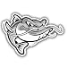 Produktbild 2 x 10cm/100mm Fisch Karpfen angeln Vinyl SELBSTKLEBENDE STICKER Aufkleber Laptop reisen Gepäckwagen iPad Zeichen Spaß #4086