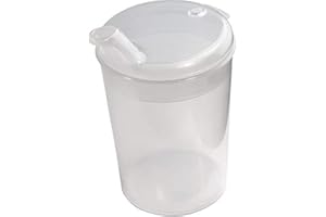 MEDI-INN+ Medi-Inn 250 Ml Bricco con Beccuccio Tazza-Beccuccio, Bicchiere, Tazza Diversi Colori + Trinköffnungen Trasparente, Apertura: 12 x 10 mm