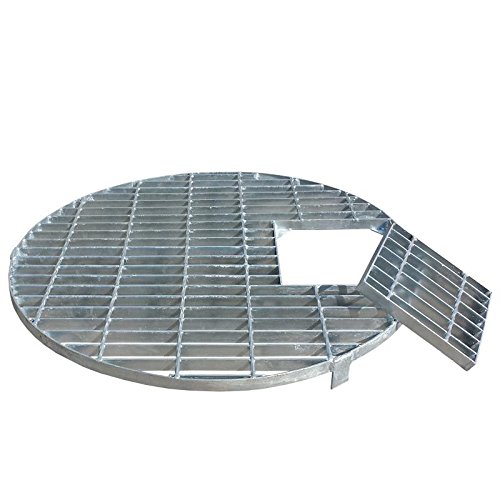 Set: PE Becken / Rundbecken + Abdeckgitter D=66cm, H=35cm, 90L für Wasserspiele u. Brunnen INTERGARDEN - 3