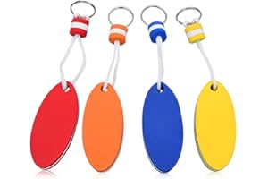 LACHT Llavero Flotante,4 Piezas llavero Flotante, Protege Objetos pequeños como Llaves, Adecuado para una variedad de deportes acuáticos, proteger las llaves o pequeños objetos que se hunden en el