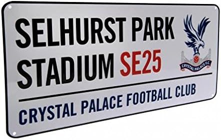 Car Accessories - Official Crystal Palace FC Street Sign - Novelty Football Gift Ideas