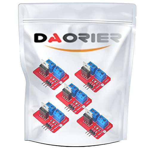 DaoRier IRF520 Mos Fet Treiber Modul für Arduino ARM Raspberry Pi DC 5V/3.3V PWM Ausgabe, 5 Stück - 6