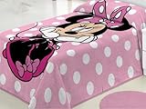manta infantil cama 90 carrefour Manta Infantil MINNIE. Medida de la manta : 160 x 240cm. Para cama de 90. Manta de gran calidad en TERCIOPELO.