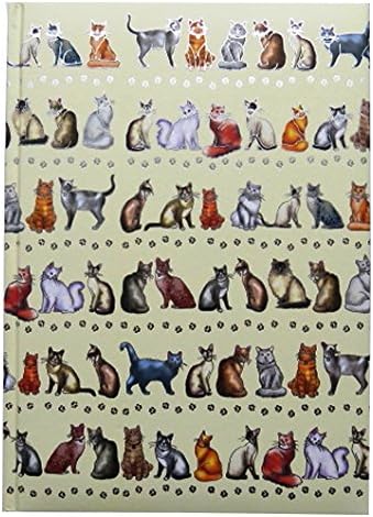A4 Casebound Notebook - Cats Design – 120 Pages – Ruled - Size - 297mm x 210mm