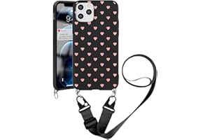 Yoedge Funda con Cuerda para OPPO Realme 8/Realme 8 Pro 4G 6,4", Delgada Ligera Fina Carcasa TPU Suave Silicona Case con Correa Colgante Ajustable Collar Correa de Cuello Cadena Cordón, Amor 2