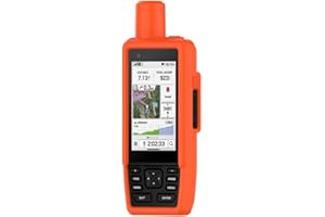 MICPOINTIK Hülle für Garmin GPSMAP-H1 Navigationsgerät, Silikon Schutzhülle Case Cover, Handheld GPS Navigator Zubehör(Orange)