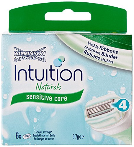 Wilkinson Sword Intuition Naturals Razor Blade Refills - Pack of 6