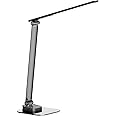i-Smt Retro Metal LED Table Lamp, Eye-Protection with 15 Adjustable Lighting Mode, USB Charging Port, Foldable Arm for Wide Lighting Range, LED Desk Lamp for Study/Working/Reading/Office/Computer