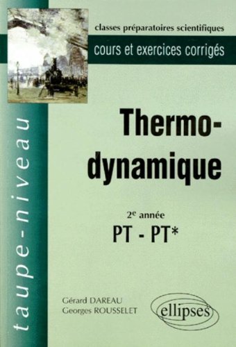 Thermodynamique 2eme Annee Pt Pt Cours Et Exercices Corriges Pdf Download