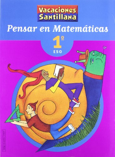 Vacaciónes santillana, pensar en matemáticas, 1 eso