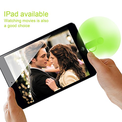 USB Ventilator Fan, Ubegood Mini Ventilator Phone Fan Cool Kühler drehbar Lüfter mit Zwei Blätter Fan 2 in 1 Portable Mini Fan für Andriod Smartphone , iPhone , iPad, Samsung, Powerbank – Grün - 3