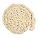 PePeng Newborn in Dreamland Photography Props, Use Soft Wool Braids Backdrop Blanket Rug to Create Memorable Kids Portrait Photography (Khaki)