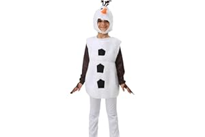 DONY Funjoyz Olaffs Costume Natalizio da Bambini Ragazzo Ragazza,Costume da Bambini Pupazzo di Neve,Costumi di Bambini inverno Natale Cosplay Capodanno Carnevale Cosplay Mascherata Halloween