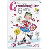Great Granddaughter 6th Birthday Card - Wonderful Wishes Gifts – The Celebration Store - View #7