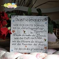 Shabby Style Holzschild - Du bist so besonders ~ Liebe ~ Weihnachten ~ Geschenk