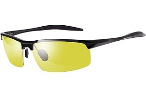 YIMI Gafas de Sol Hombre Deportivas Polarizadas Fotocromaticas Para Hombre y Mujer Conducción Ciclismo Moto Pesca Esqui Golf Running Deporte Al Aire Libre Rectangulares Protección 100% UVA UVB