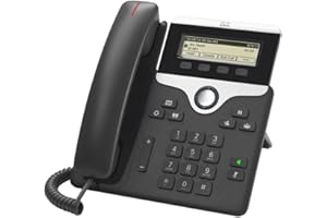 Cisco 7811 1líneas LED Wired handset Negro, Plata - Teléfono IP (LED, Negro, Plata, 384 x 106 Pixeles, G.711a, G.722, G.729A, G.729B, iLBC, IEEE 802.3, IEEE 802.3u, IEEE 802.3af, 802.1x Radius)