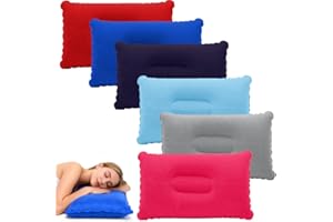 YWKJDDM Inflatable Pillow, 6pcs Blow Up Pillow, Sunbed Pillow for Sun Loungers
