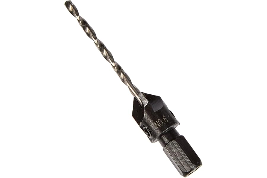 DeWalt DT7604QZ 6 Pilot Bit and 4 Cutter Countersink