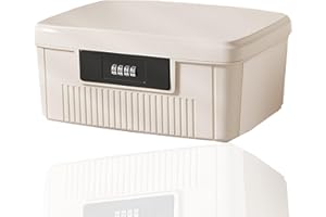 SIGHTDAY Cream Colour Medicine Organiser - Double Layers Multi Grid First Aid Box with Lid (9L)