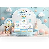 Baby Dove Rich Moisture Baby Care Gift Set – Head to Toe Wash, Hypoallergenic Shampoo, Lotion & Baby Soap Bar | Sensitive Ski