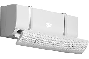 EpheyFIF Deflector de viento para aire acondicionado, deflector de aire acondicionado, fácil de instalar, apto para todos los aires acondicionados de pared (modelo básico)