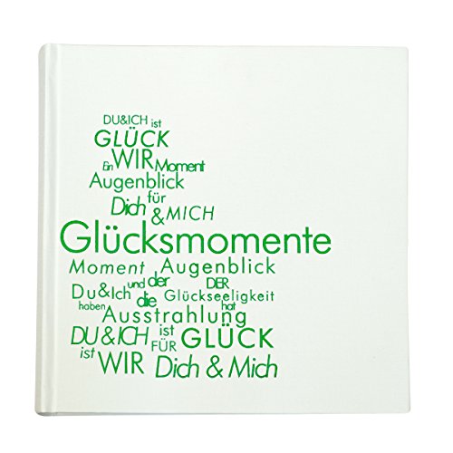 Fotoalbum zur Hochzeit - Textwolke 'Glücksmomente'