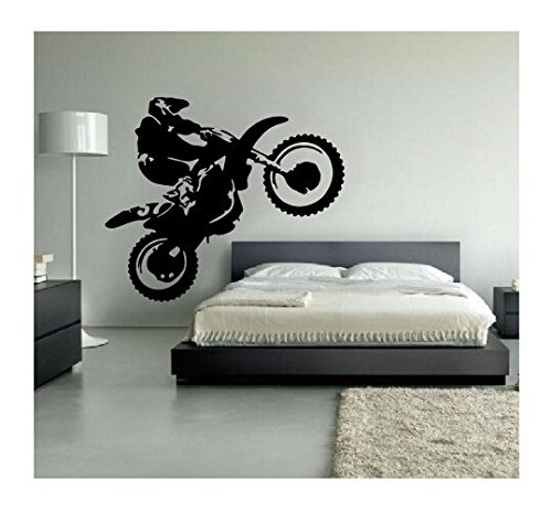 Customwallsdesign Motocross Autocollant mural, Décor, Décor, DE Motocross Dirt bike Dirt bike Autocollant mural, Décor Dirtbike, Motocross, bébé
