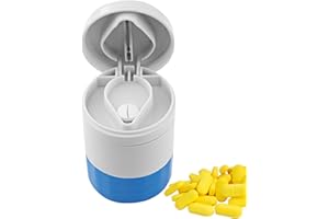 MURMAN Taglia Pillole - Portapillole, Tagliapillole E Frantumapillole | Tagliapillole | Portapillole Da Viaggio Con Tagliapillole | Tagliapillole Per Compresse Per Bambini E Anziani