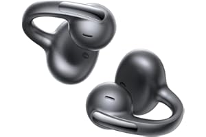 Baseus MC1 Pro Auricolari a Orecchio Aperto, clip per orecchie, suono impressionante, amplificazione dei bassi adattiva, Bluetooth 6.0, cancellazione del rumore in chiamata, IP67, 40H di batteria