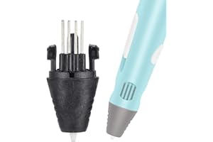 Wendry Kopfdüsenteile für 3D-Druckerstifte, 3D-Druckstift Druckerteile Zubehör Einsteckdüsendruckkopf 1,75 mm Schwarz