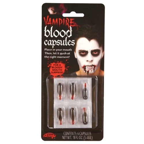 Imagen 1 de Blood Capsules (accesorio de disfraz)