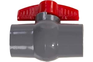ZISTARLILIFE Simplifiez vos projets de plomberie avec une vanne à bille en PVC dotée d'une douille coulissante pratique (40 mm)