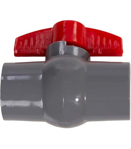 Robinet à Boisseau Sphérique SALUTUYA - 5 Pièces - Poignée En T - PVC